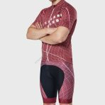 Sportivesports Men's & Boy's Set Classic II Red Short Sleeve Jersey & Bib Shorts - Image 2