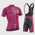 Sportivesports Men's & Boy's Set Classic II Red Short Sleeve Jersey & Bib Shorts