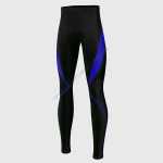 Sportivesports Viper Men's & Boy's Blue Thermal Padded Cycling Tights