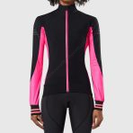 Sportivesports Thermodream Women's & Girl's Pink Thermal Roubaix Long Sleeve Cycling Jersey - Image 2