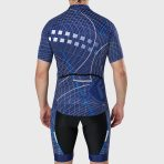 Sportivesports Men's & Boy's Set Classic II Blue Short Sleeve Jersey & Bib Shorts - Image 3