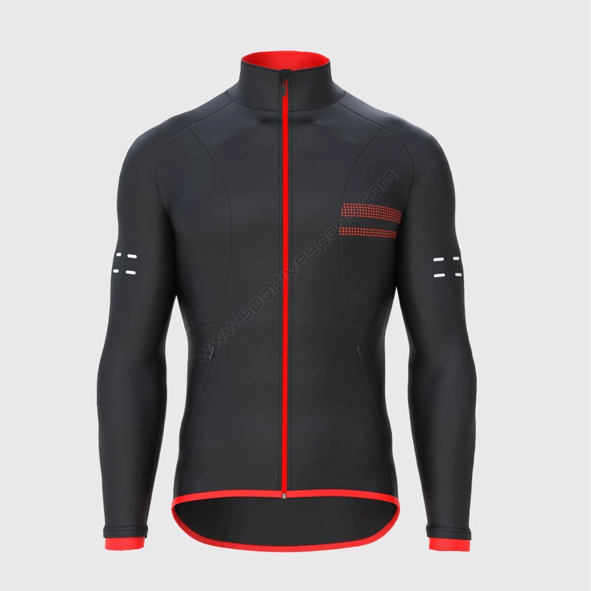 2 Sportivespor Arch Softshell Men's & Boy's Red Windproof & Water Resistant Cycling Jacket - Image 1