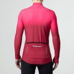 Sportivespor Duo Men's & Boy's Pink / Maroon Thermal Roubaix Long Sleeve Cycling Jersey - Image 3