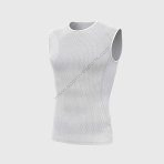 Sportivesport Aeroform White Men's & Boy's Sleeveless Mesh Summer Cycling Top - Image 2