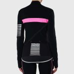 Sportivesports Women's & Girl's Set All Day Thermal Roubaix Long Sleeve Cycling Jersey & Cargo Bib Tights - Pink - Image 3