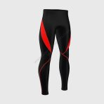 Sportivesports Viper Men's & Boy's Red Thermal Padded Cycling Tights - Image 2