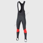 Sportivesports Thermodream Men's & Boy's Red Thermal Padded Cycling Bib Tights