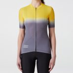 Sportivesports Duo Yellow / Grey Women's & Girl's Short Sleeve Summer Cycling Jersey - Image 2