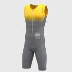 Sportivespor  Duo Yellow / Grey Men's & Boy's Padded Triathlon Suit - Image 2