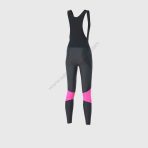 Sportivesports Women's & Girl's Set Thermodream Thermal Super Roubaix Pink Cycling Jersey & Bib Tights - Image 3