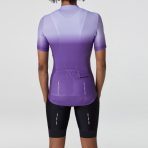 Sportivesports Women's & Girl's Set Duo Purple Short Sleeve Cycling Jersey, Cargo Bib Shorts - Image 3