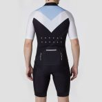 Sportivesports Men's & Boy's Set Velos Blue Short Sleeve Summer Cycling Jersey & Cargo Bib Shorts - Image 3