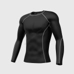 Sportivesports Blitz Men's & Boy's Grey Base Layer Winter Cycling Top - Image 2