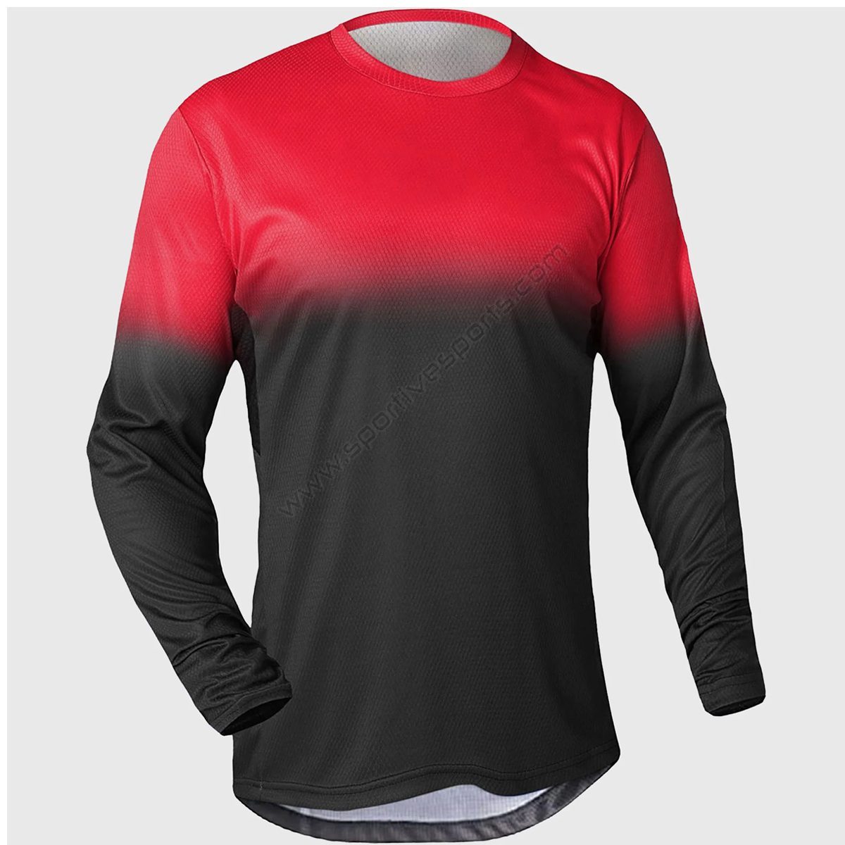 5 Sportivesports Men's & Boy's Duo Red / Black Jersey - Image 1