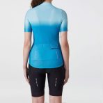Sportivesports Women's & Girl's Set Duo Blue Short Sleeve Cycling Jersey, Cargo Bib Shorts - Image 3