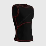 Sportivesport Luniron Red Men's & Boy's Sleeveless Summer Base Layer Shirt