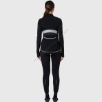 Sportivesports Women's & Girl's Set Arch Thermal Roubaix Long Sleeve Cycling Jersey & Cargo Bib Tights - Black - Image 3