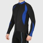 Sportivespor Viper Men's & Boy's Blue Thermal Roubaix Long Sleeve Cycling Jersey - Image 2