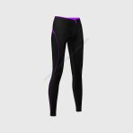 Sportivesports P2 Purple Women's & Girl's Thermal Base Layer Winter Compression Leggings - Image 2