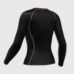 Sportivesports Monarch Pink Women's & Girl's Base Layer Long Sleeve Compression Top - Image 3