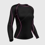 Sportivesports Monarch Purple Women's & Girl's Base Layer Long Sleeve Compression Top
