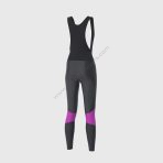 SportivesportsArch Thermodream Purple Women's & Girl's Winter Cycling Padded Bib Tights - Image 3